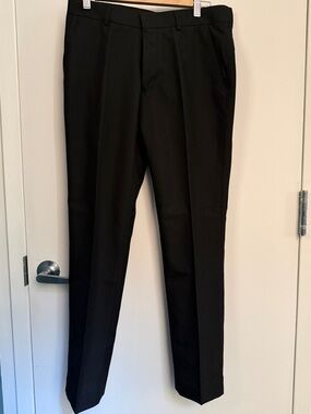 Topman Black Slim Dress Pants